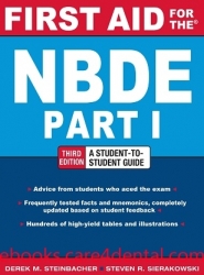 First Aid for the NBDE Part 1, 3rd Edition (pdf)